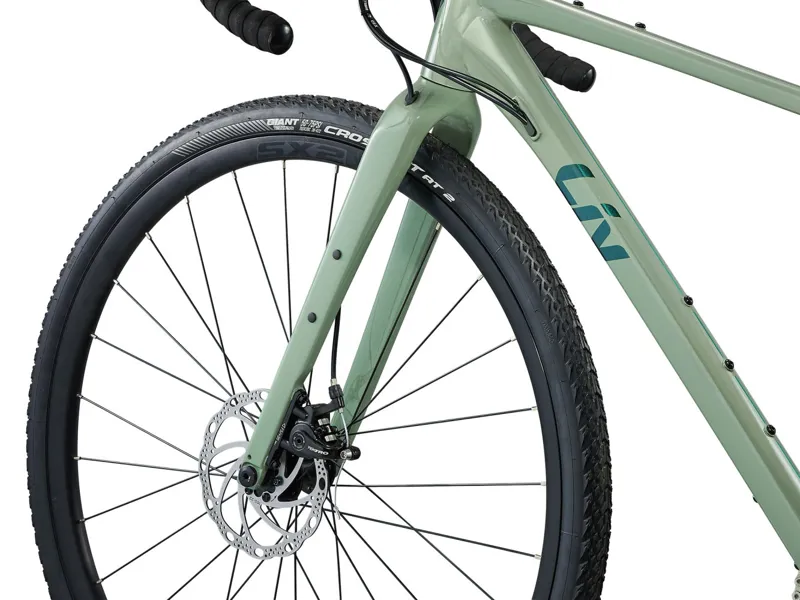 2024 Liv Devote 2 Gravel Bike In Shale Green-4