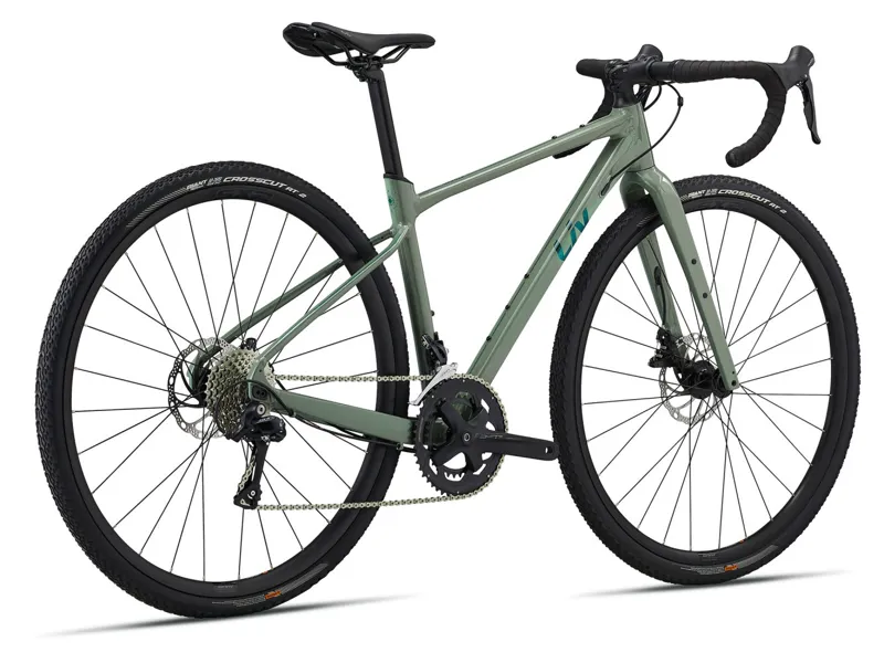 2024 Liv Devote 2 Gravel Bike In Shale Green-1