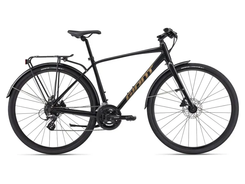 2024 Giant Escape City Disc 2 Hybrid Bike In Gloss Panther