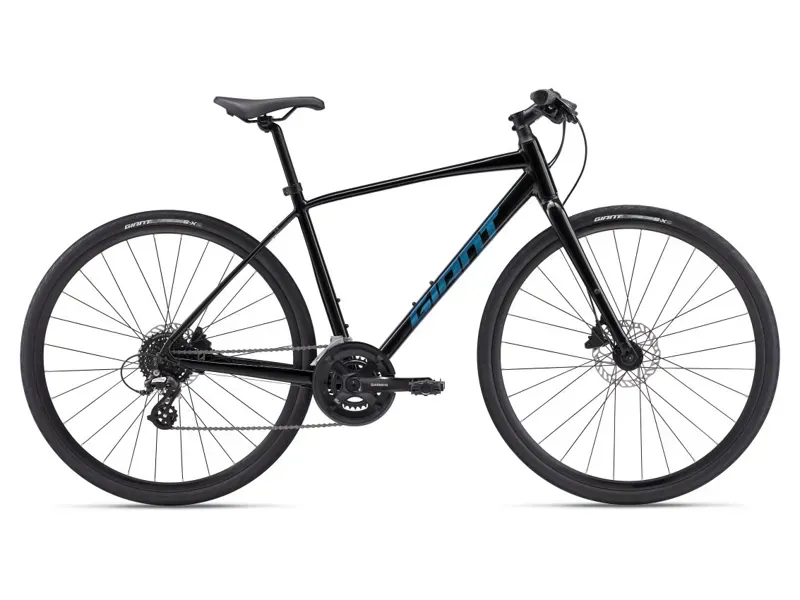 2024 Giant Escape Disc 2 Hybrid Bike In Gloss Black