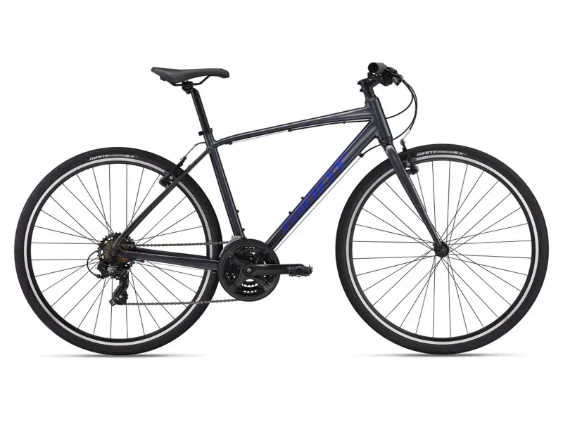 2024 Giant Escape 3 Hybrid Bike In Gloss Cold Iron