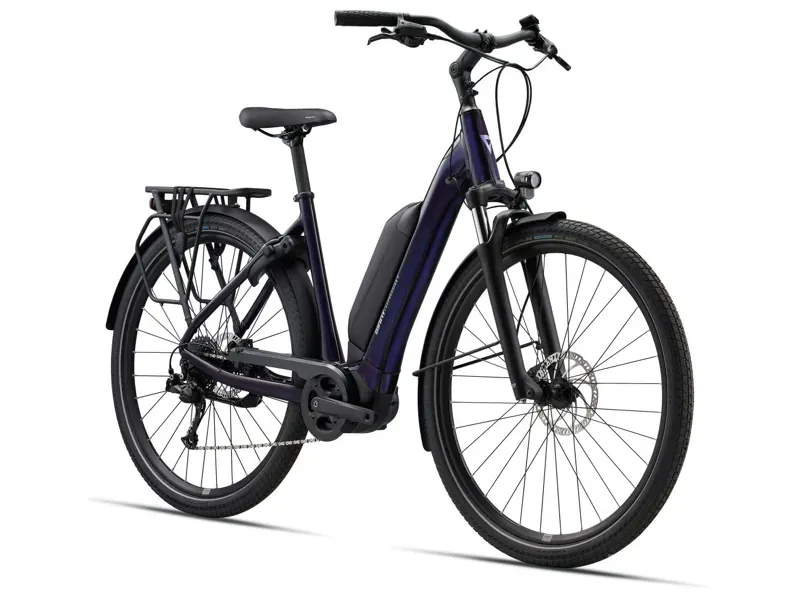 Giant Expression E+ 2 E- Hybrid Bike In Black Currant-1