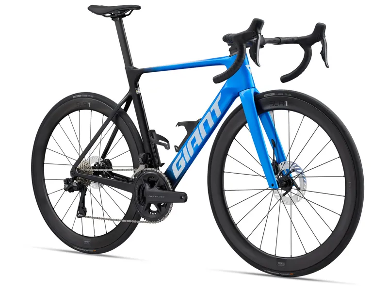 2024 Giant Propel Advanced Pro 0 Road Bike in Metallic Blue/Carbon-1