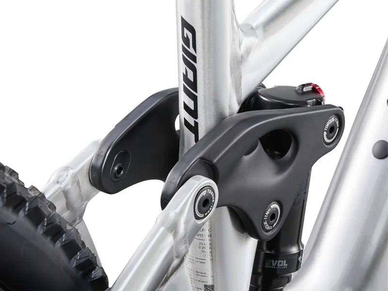 2024 Giant Reign E+ 3 Electric Mountain Bike in Raw Aluminum-4