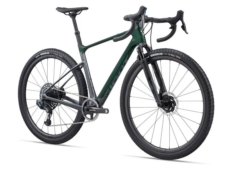 2024 Giant Revolt X Advanced Pro 0 Gravel Bike in Kelp Forest/Charcoal-1