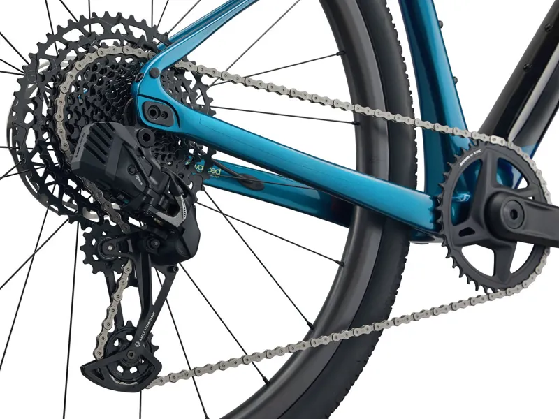 2024 Giant Revolt X Advanced Pro 2 Gravel Bike in Black/Sea Sparkle-3