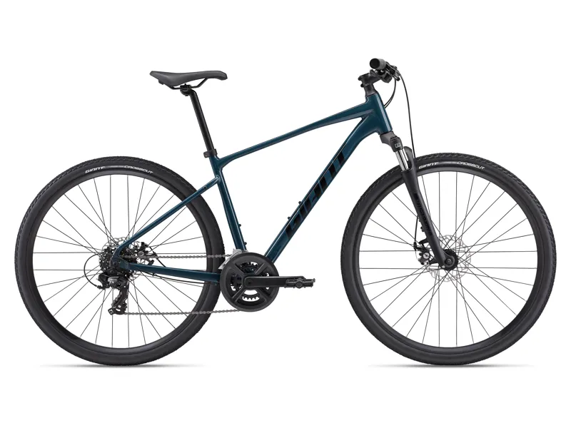 2024 Giant Roam 4 Disc Hybrid Bike in Deep Lake/Black