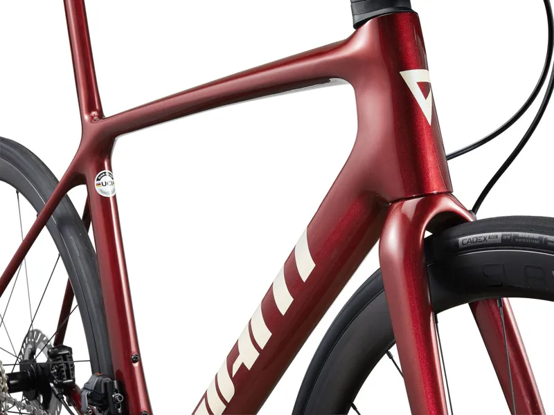 2024 Giant TCR Advanced SL Disc 1 Performance Road Bikes in Sangria-3