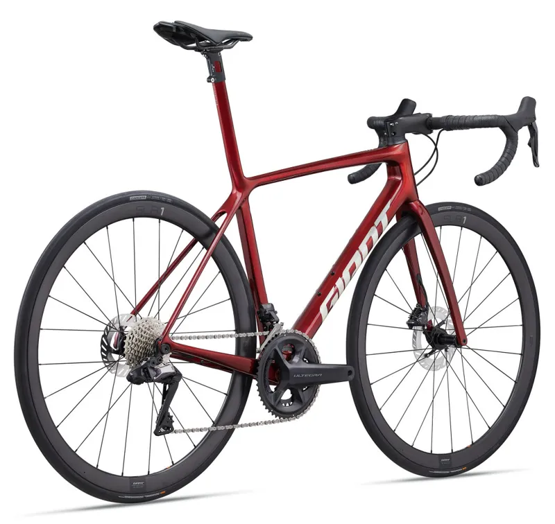 2024 Giant TCR Advanced SL Disc 1 Performance Road Bikes in Sangria-2