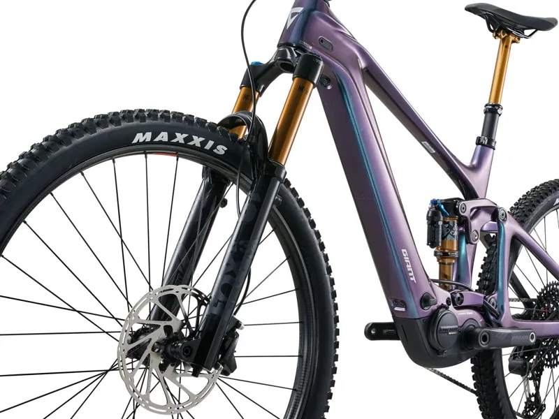 2024 Giant Trance X Advanced E+ Elite E-Mountain Bike In Gloss Blue Dragonfly-4