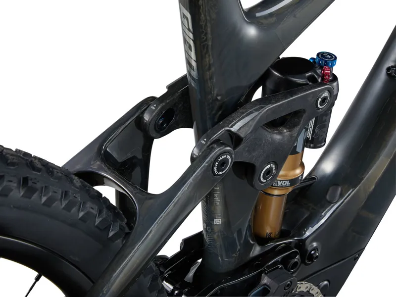 2024 Giant Trance X Advanced E+ Elite 1 E-Mountain Bike In Gloss Raw Carbon-5