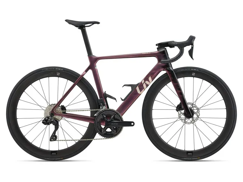 2025 Liv EnviLiv Advanced 1 Road Bike In Gloss Mechanic Rose