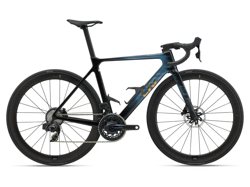 2025 Liv EnviLiv Advanced Pro 0-AXS Road Bike In Gloss Ocean Twilight