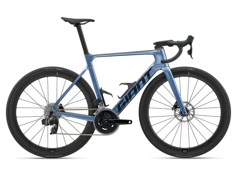 2025 Giant Propel Advanced Pro 1 Road Bike In Gloss Frost Silver