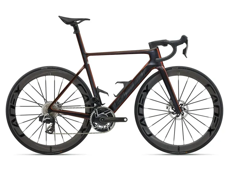 2025 Giant Propel Advanced SL 0-Red Road Bike In Gloss Black Lava
