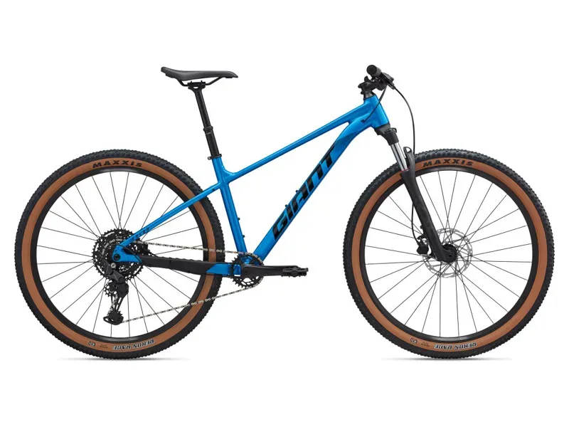 2025 Giant Talon 1 27.5 Mountain Bike In Metallic Blue