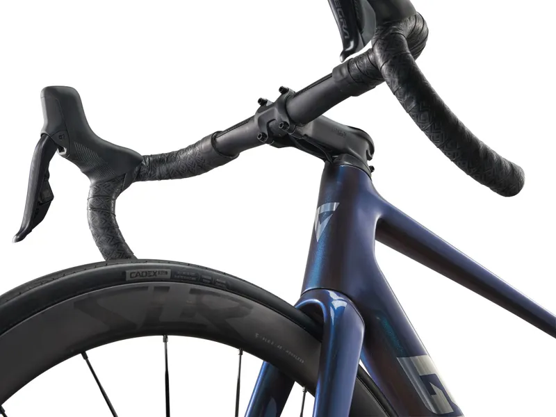 2025 Giant TCR Advanced Pro 0-Di2 Road Bike In Gloss Ocean Twilight/Lightning-5