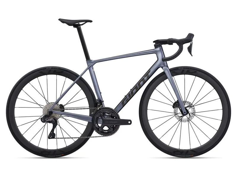 2025 Giant TCR Advanced Pro 0-Di2 Road Bike In Gloss Mercury/Lightning Black