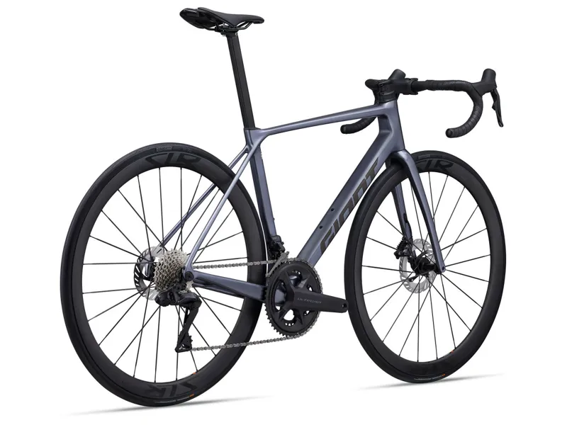 2025 Giant TCR Advanced Pro 0-Di2 Road Bike In Gloss Mercury/Lightning Black-1