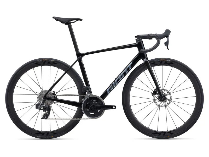 2025 Giant TCR Advanced Pro 1-AXS Road Bike In Gloss Carbon/Polished Foil