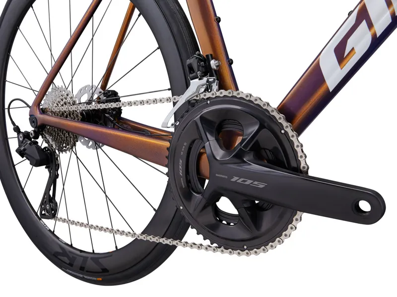 2025 Giant TCR Advanced Pro 2 Road Bike In Gloss Meteor Storm/White-1