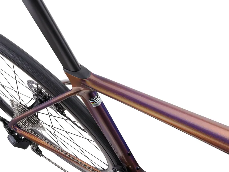 2025 Giant TCR Advanced Pro 2 Road Bike In Gloss Meteor Storm/White-2