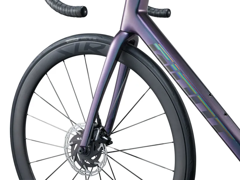 2025 Giant TCR Advanced SL 1-AXS Road Bike In Gloss Blue Dragonfly/Laser Foil-3