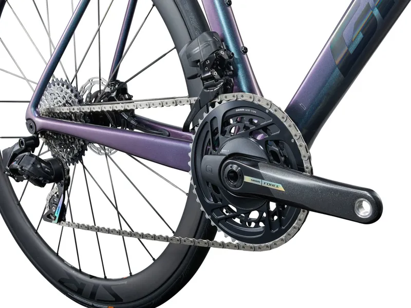 2025 Giant TCR Advanced SL 1-AXS Road Bike In Gloss Blue Dragonfly/Laser Foil-5