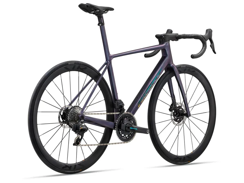 2025 Giant TCR Advanced SL 1-AXS Road Bike In Gloss Blue Dragonfly/Laser Foil-1