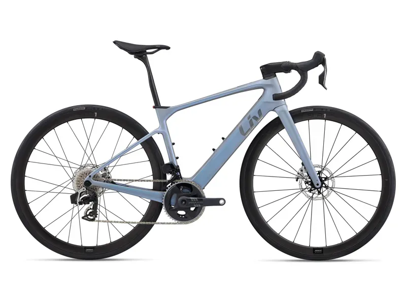 Liv Avail Advanced E+ Elite 0 25km/H eRoad Bike in Moonstone