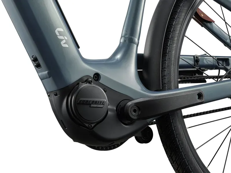 Liv Allure E+ 1 25km/h eHybrid Bike in Midnight Pine-2