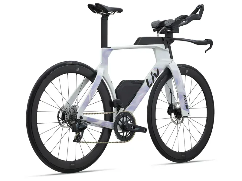 Liv Avow Advanced SL 2 Triathlon Bike in Pearl White-1