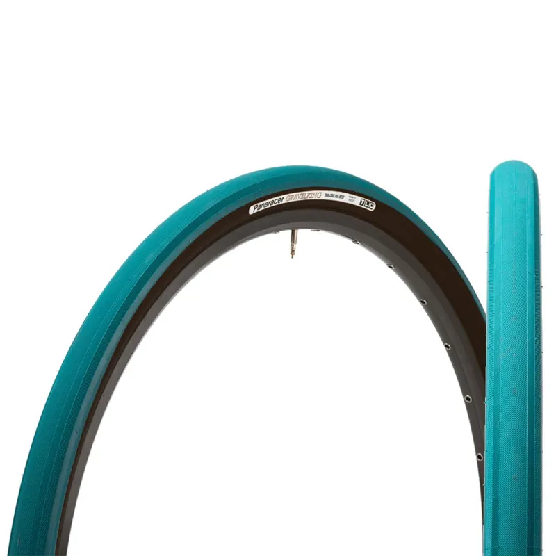 Panaracer Gravelking Colour Edition Tlc Folding Tyre In Blue