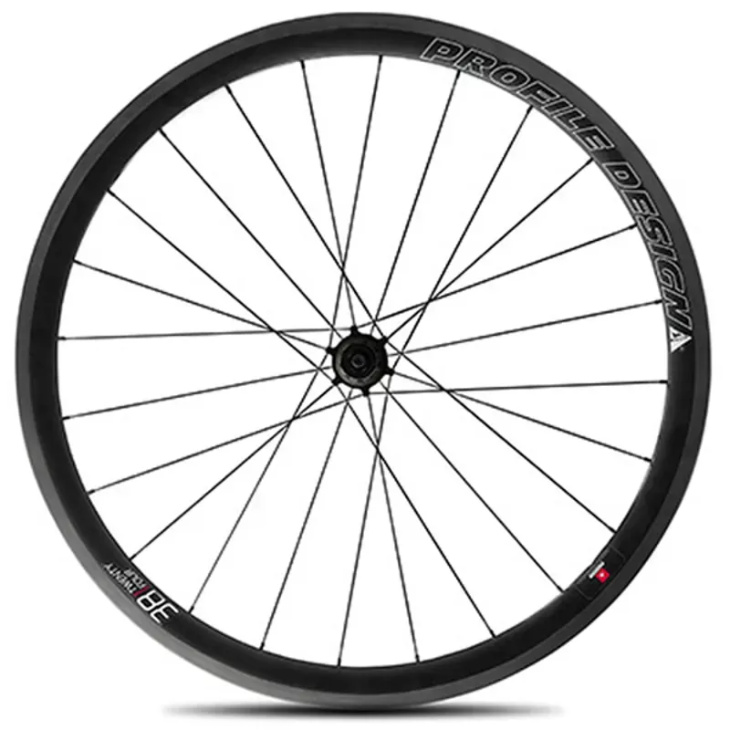 Profile Design 38/TwentyFour Clincher Rear Wheel in Black