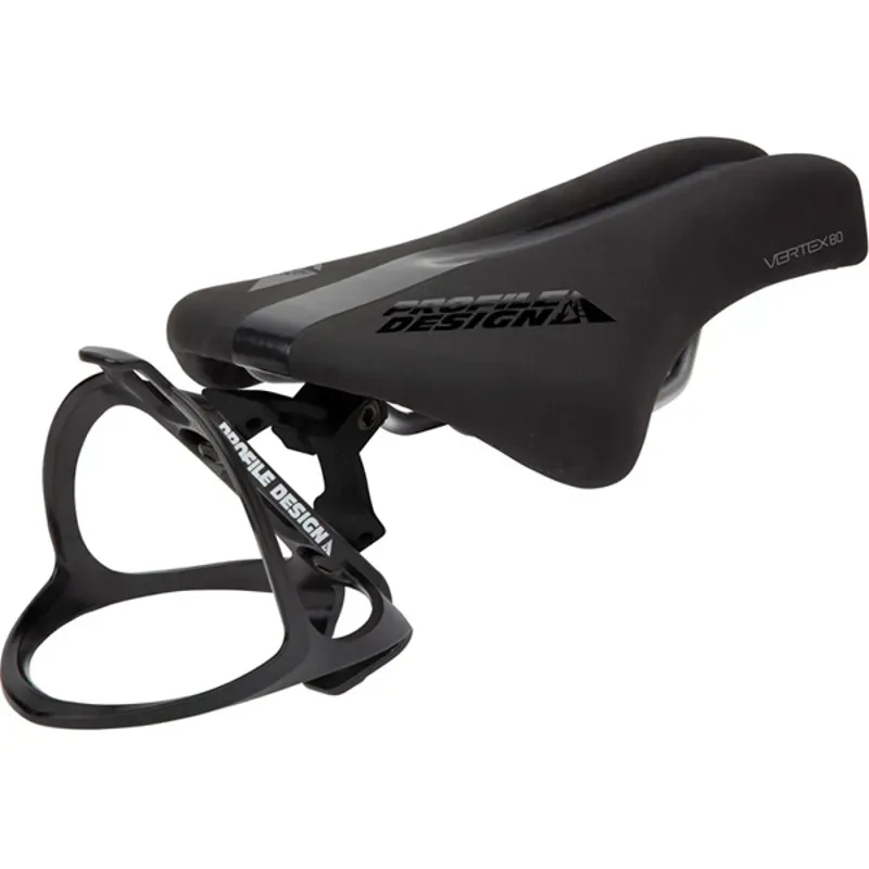 Profile Design Vertex 80 Cro-Mo Rail Solid Saddle in Black