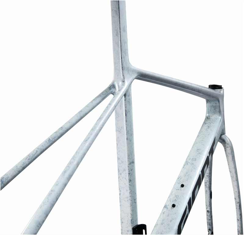 2025 Giant TCR Advanced SL Road Bike Frameset In Opal Brushed Chrome-3