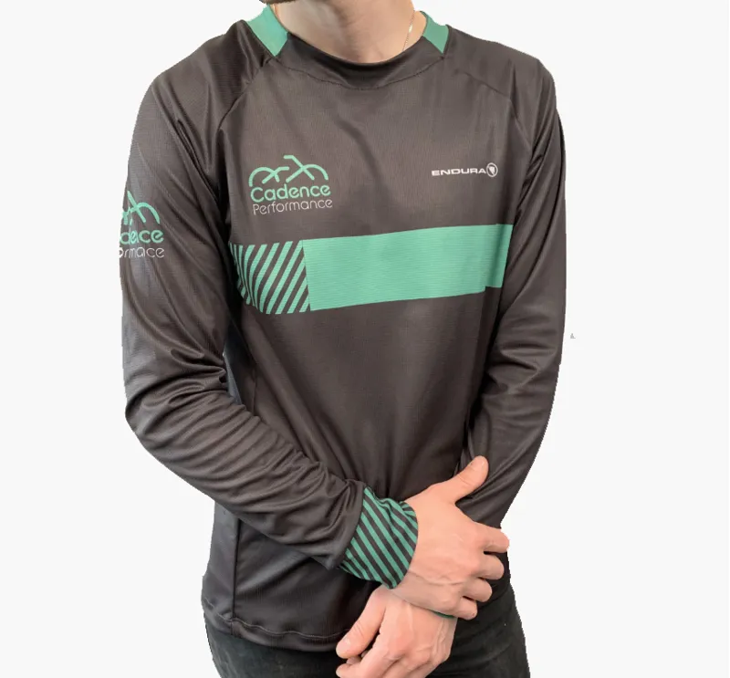 Cadence Performance MTB Jersey in Black/Green