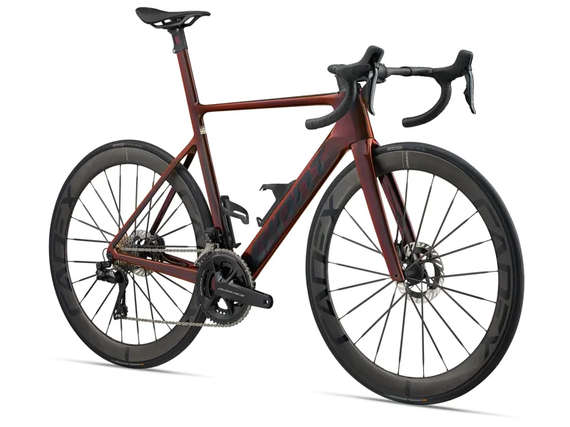 2025 Giant Propel Advanced SL 0-Dura Ace Road Bike In Gloss Black Lava-5