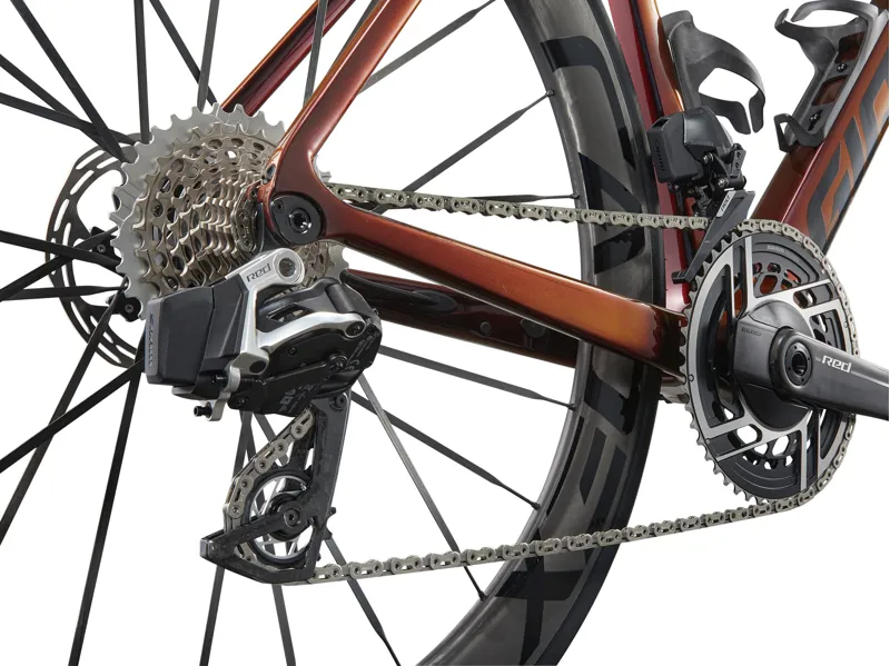 2025 Giant Propel Advanced SL 0-Red Road Bike In Gloss Black Lava-8