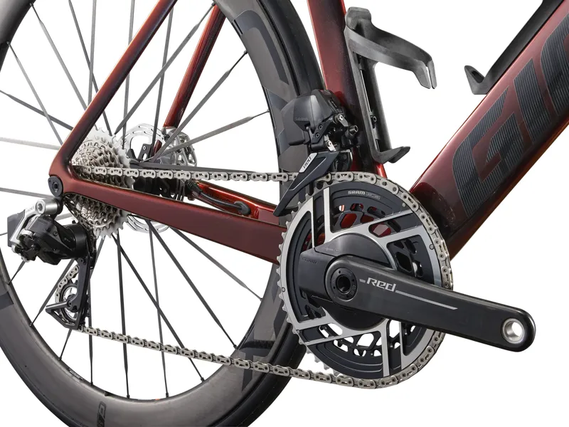 2025 Giant Propel Advanced SL 0-Red Road Bike In Gloss Black Lava-2