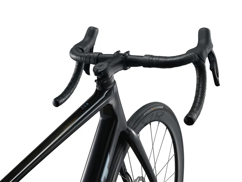 2025 Giant TCR Advanced Pro 1-Di2 Road Bike In Gloss Carbon/Polished Foil-2