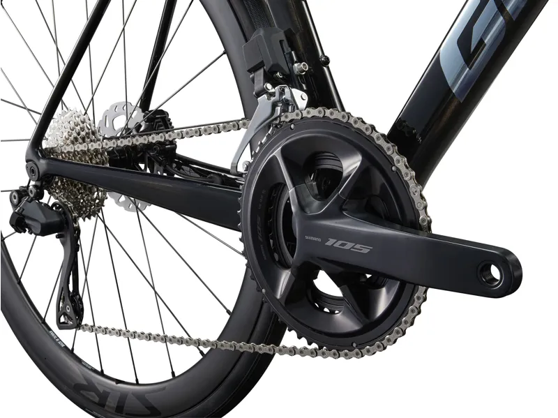 2025 Giant TCR Advanced Pro 1-Di2 Road Bike In Gloss Carbon/Polished Foil-3