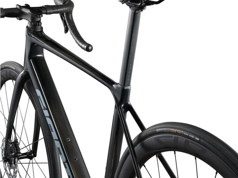 2025 Giant TCR Advanced Pro 1-Di2 Road Bike In Gloss Carbon/Polished Foil-5