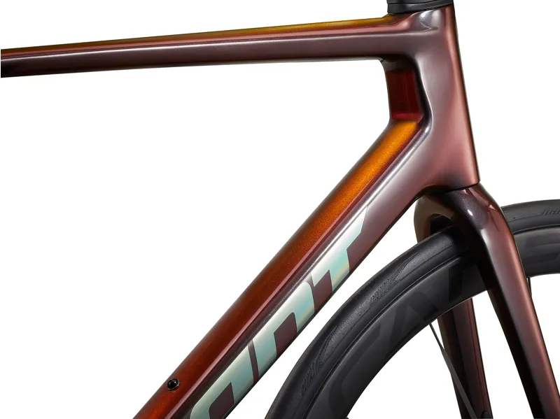 2025 Giant TCR Advanced SL 0 Red In Gloss Black Lava/Iris-6