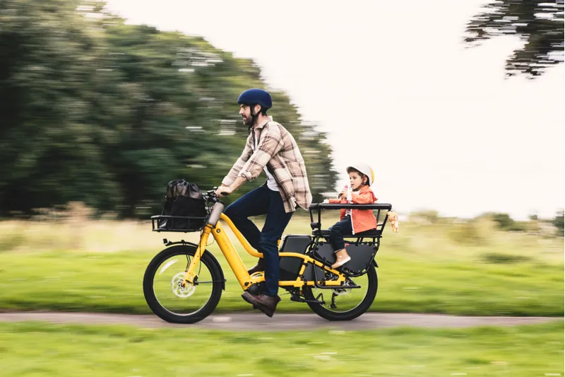 Momentum PakYak E+ Cargo eBike in Bumblebee-3