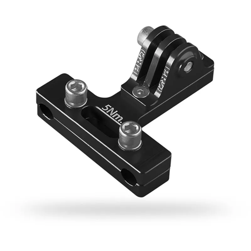 Pro Saddle Rail Action Camera Mount In Black