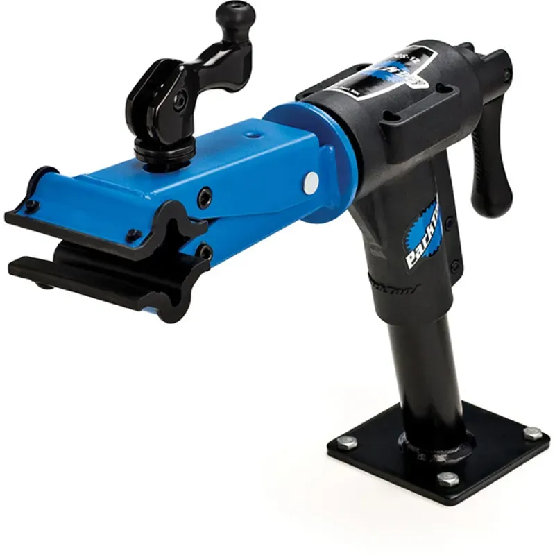 Park Tool PCS-12 Home Mechanic Bench Mount Repair Stand in Blue
