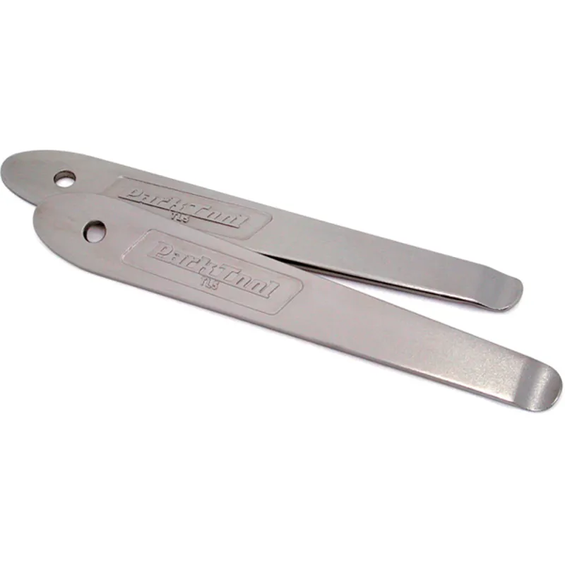 Park Tool TL-5 Heavy Duty Steel Tyre Lever Set in Silver