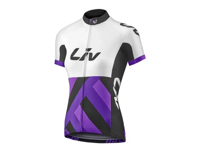 2019 Liv Race Day Short Sleeve Jersey in White