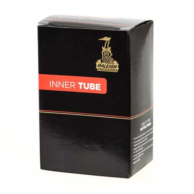 Raleigh 20x1 3/8-inch Schrader Valve Inner Tube in Black